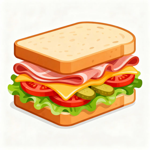 Sandwich Clip Art - Made With AI gallery