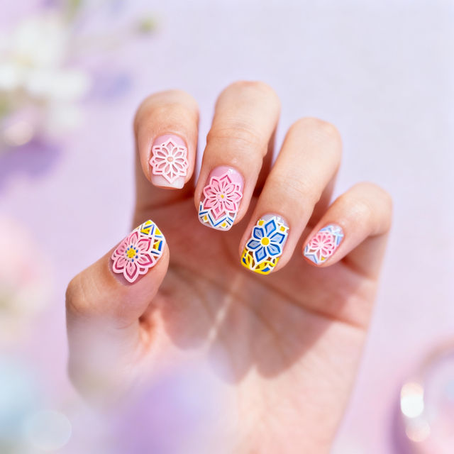 Nail Art Decals - AI Generated Designs gallery