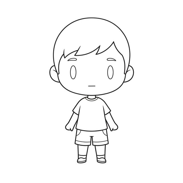 AI-Generated Chibi Drawing Bases gallery