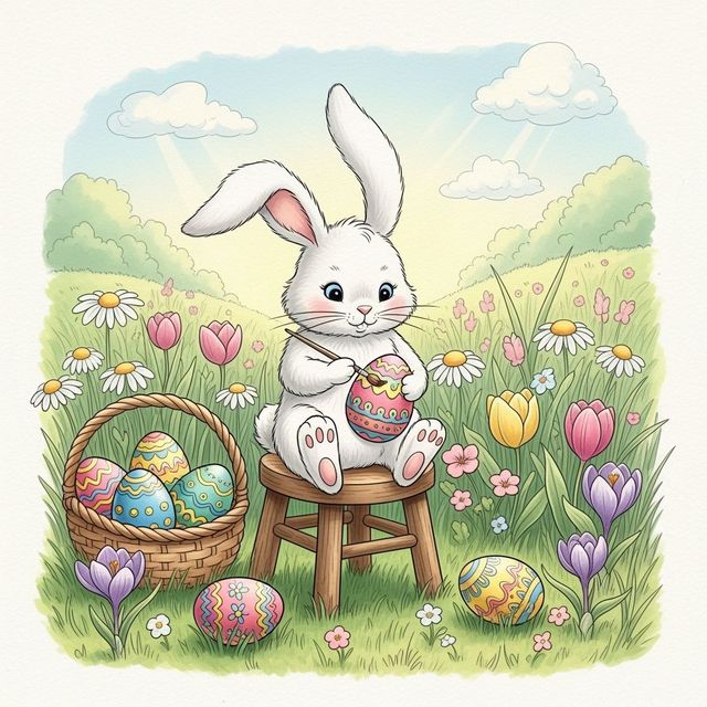 AI Easter Drawings gallery