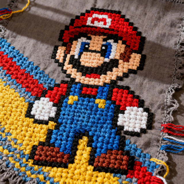 Pixel Art Crochet Tapestry Patterns gallery