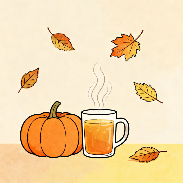 Simple Fall Drawings - AI Generated gallery