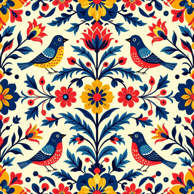 Scandinavian Folk Art - AI Generated gallery