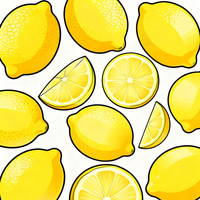 Lemon Drawings - AI Generated Art gallery