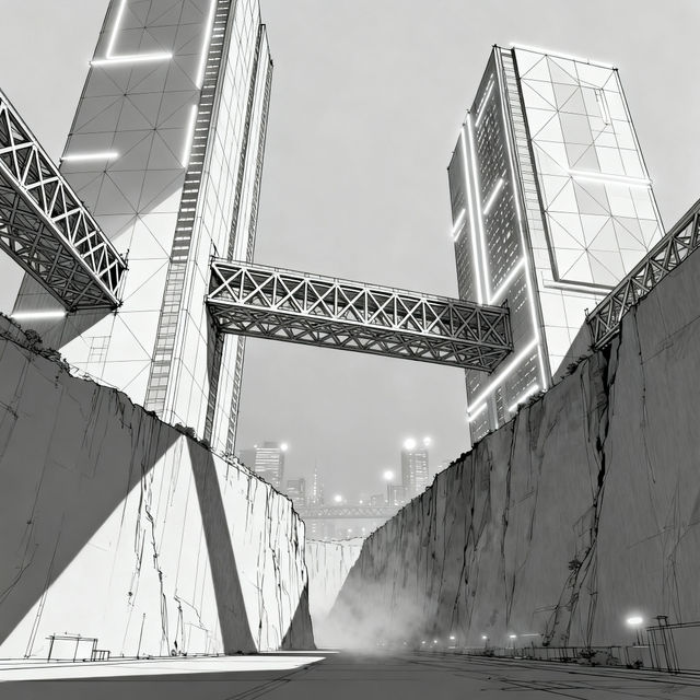 Drawing Of Buildings - AI Art gallery