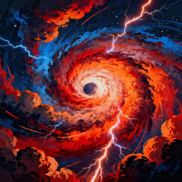 Hurricanes Drawing - AI Art gallery