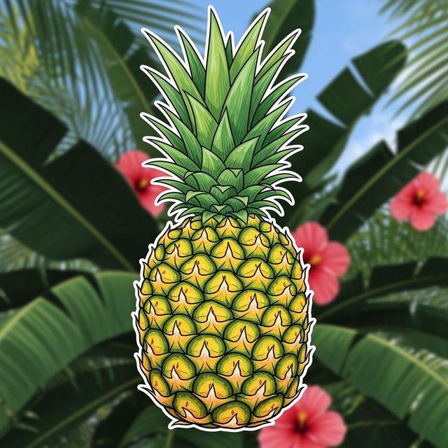 Create a Pineapple Drawing With AI gallery