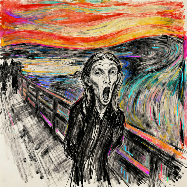Scream Sketch Art gallery