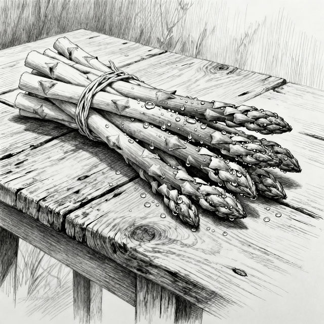 Asparagus Drawings - Made With AI gallery