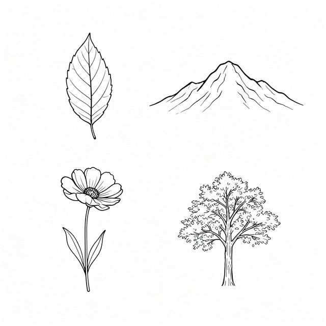 Easy Nature Drawings gallery