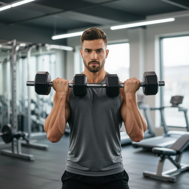 Dumbbell Front Raise Exercise Images gallery