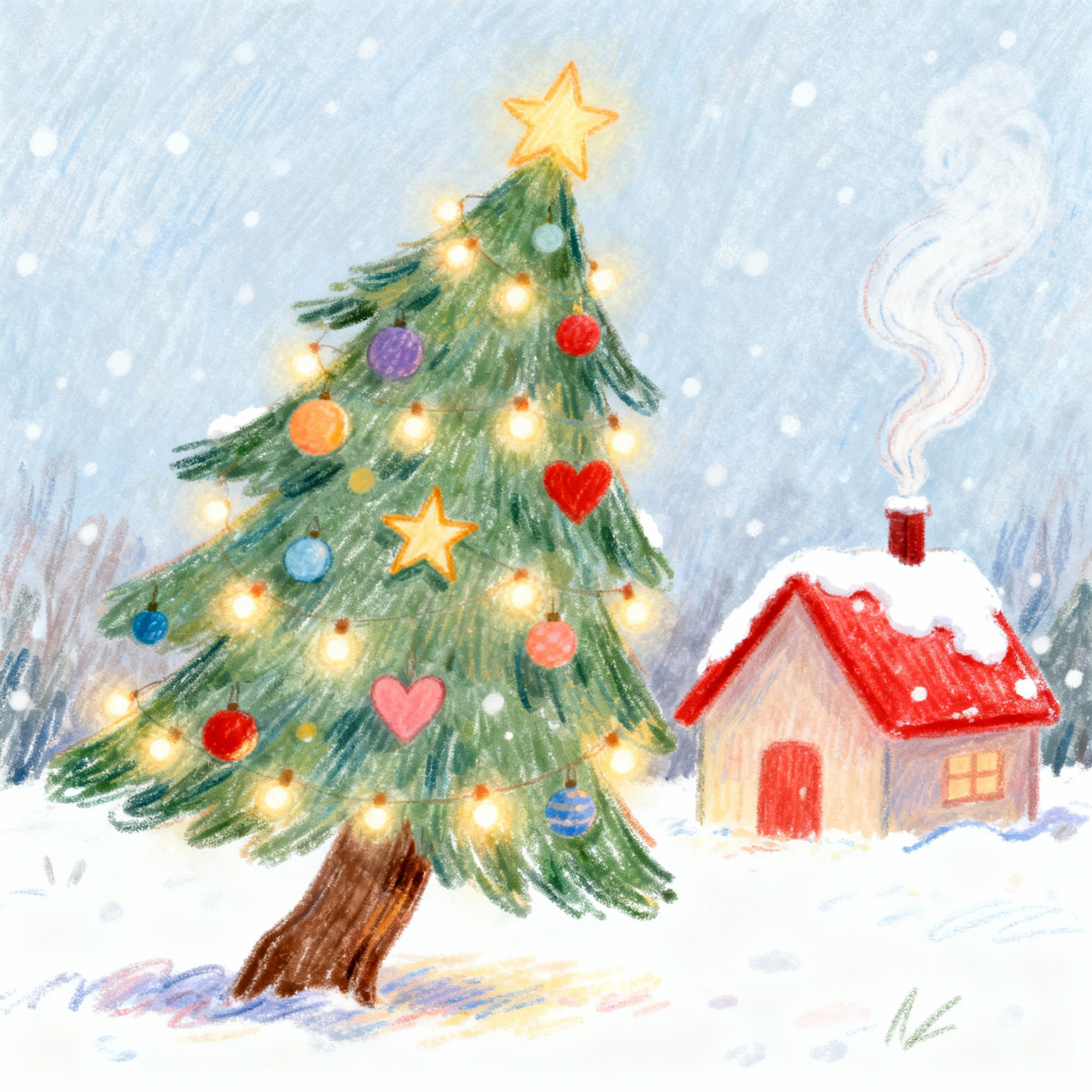 Christmas Tree Picture Drawings - Create Festive Art With AI