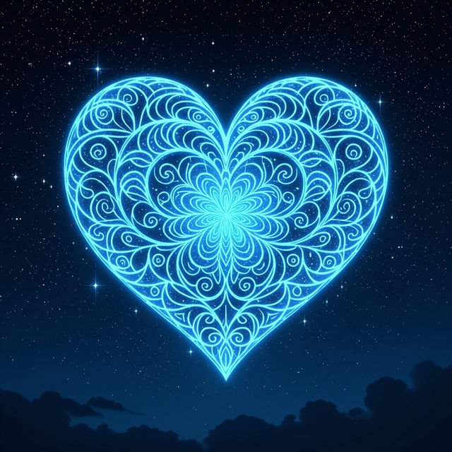 Blue Heart Wallpapers gallery