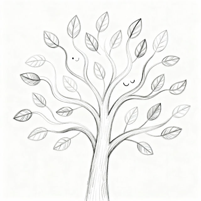 Easy Tree Drawings gallery