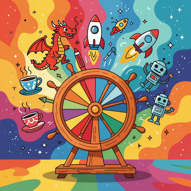 Spin The Wheel Drawing Ideas gallery