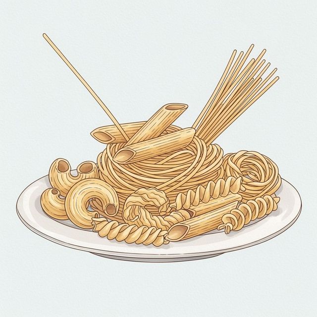 AI Pasta Drawings Gallery gallery