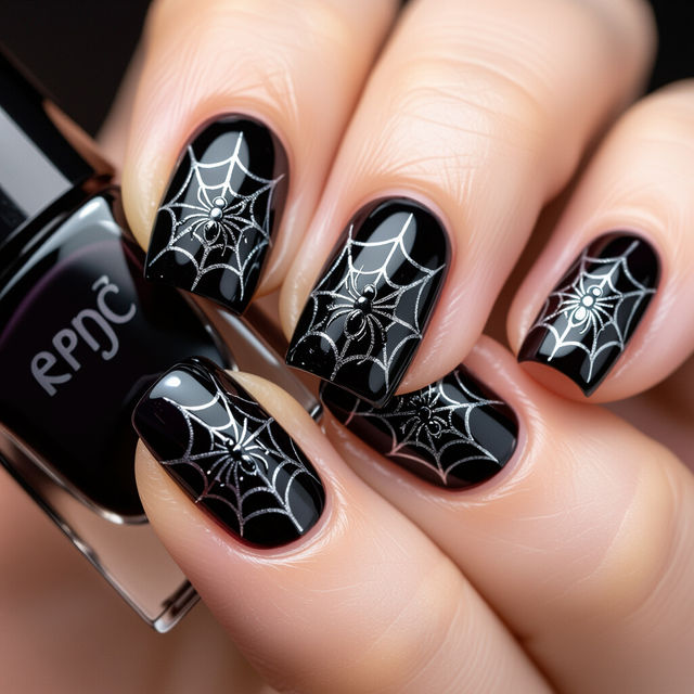 Spider Gel Nail Art gallery