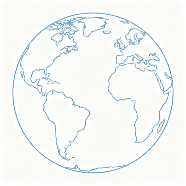 Easy Globe Drawing gallery