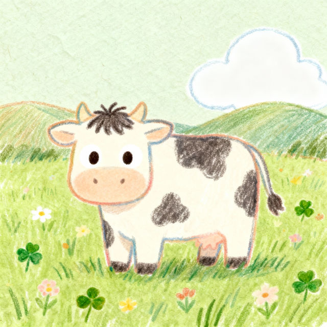 A Cow Drawing - Made With AI gallery