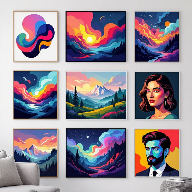 Affordable Art Prints - AI Generated gallery