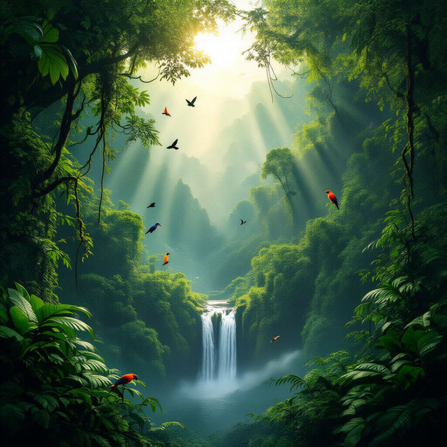 Tropical Rainforest Pictures - Made With AI gallery