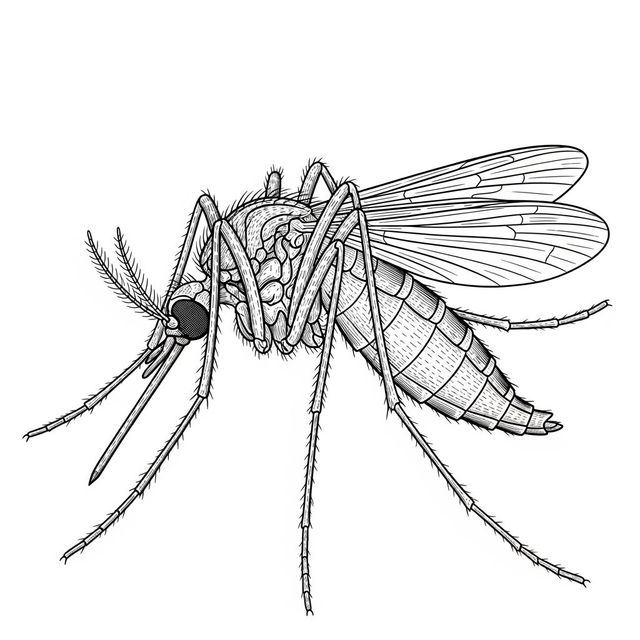 Explore AI-Generated Mosquito Drawings gallery