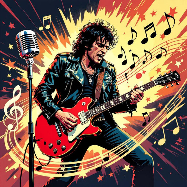 Rock and Roll Wallpapers - Made With AI gallery