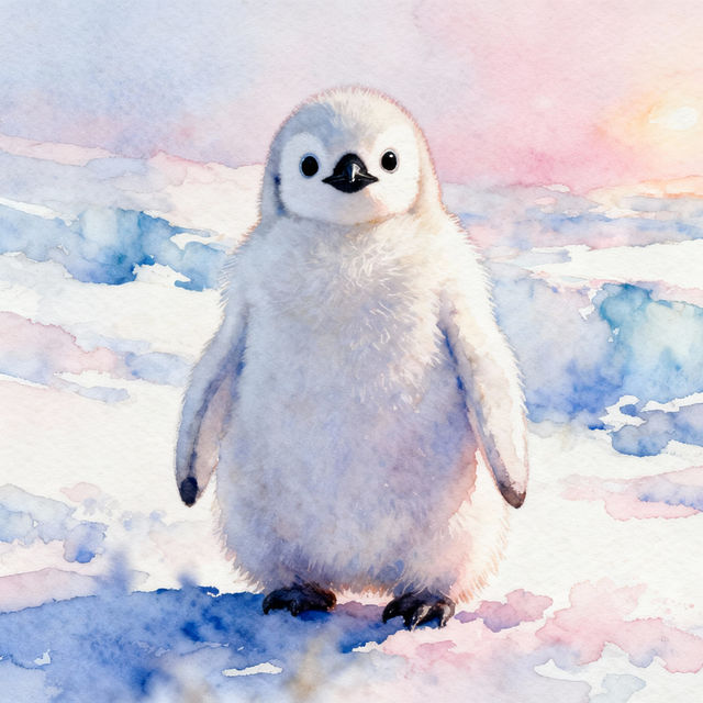 Baby Penguin Drawings - Made With AI gallery