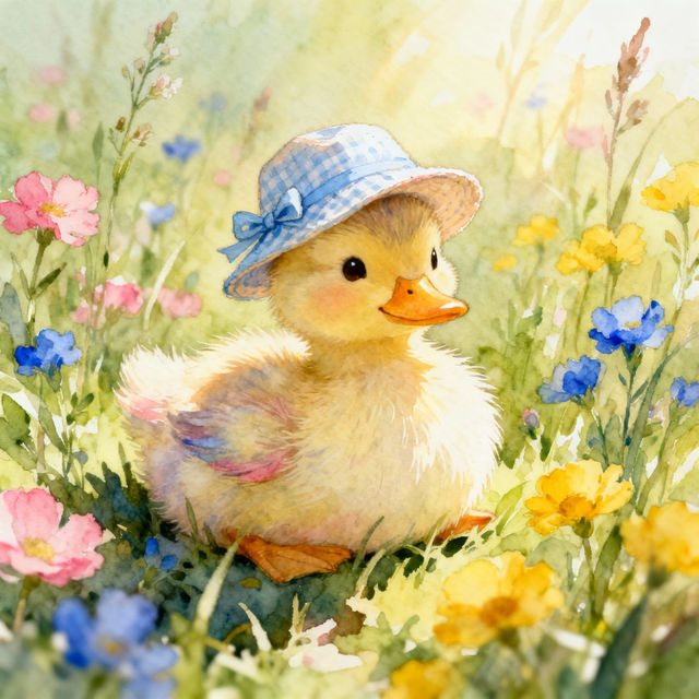 Cute Duck Drawings - Made With AI gallery