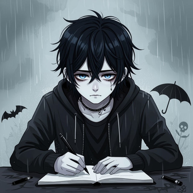Emo Drawings - Made With AI gallery