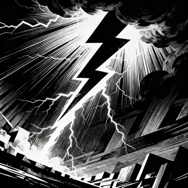 Thunderbolt Drawings - AI Generated gallery