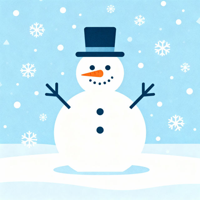 Snowman Clip Art - AI Generated gallery
