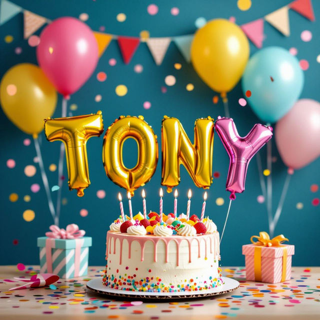 Happy Birthday Tony Images - Created With AI gallery