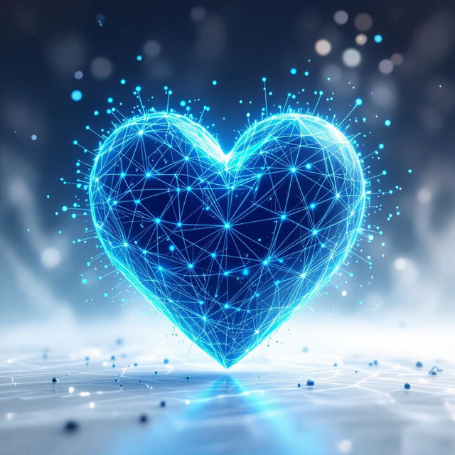 Blue Heart Wallpapers - Made With AI gallery