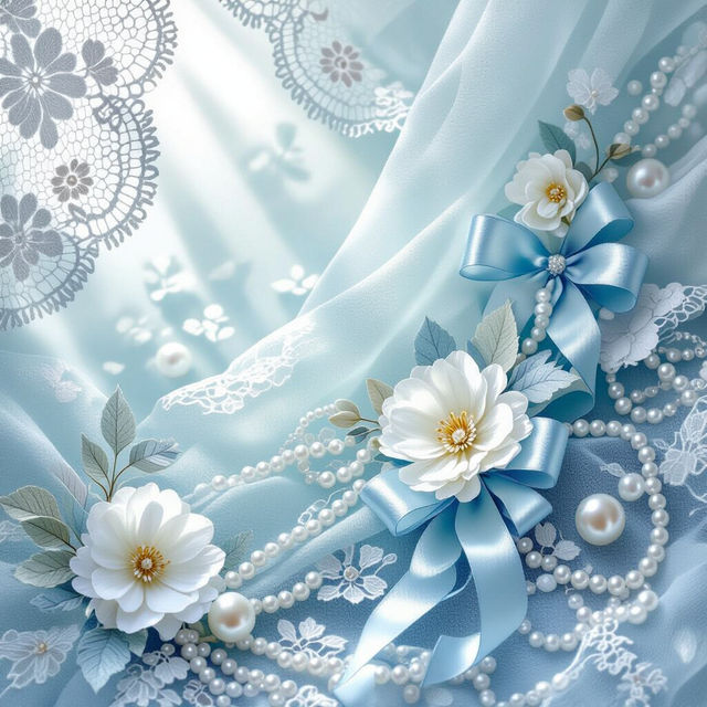 Aesthetic Blue Coquette Wallpaper gallery