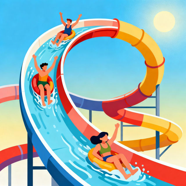 Waterslide Drawings gallery