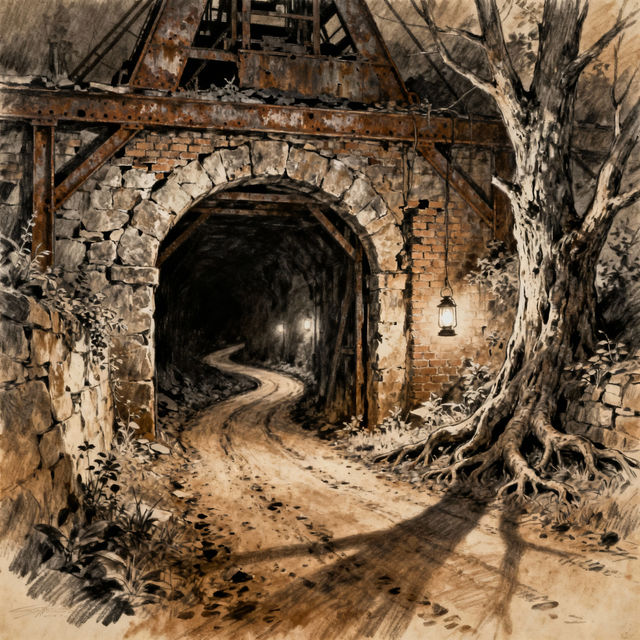 Coal Mine Drawings - AI Generated Art gallery