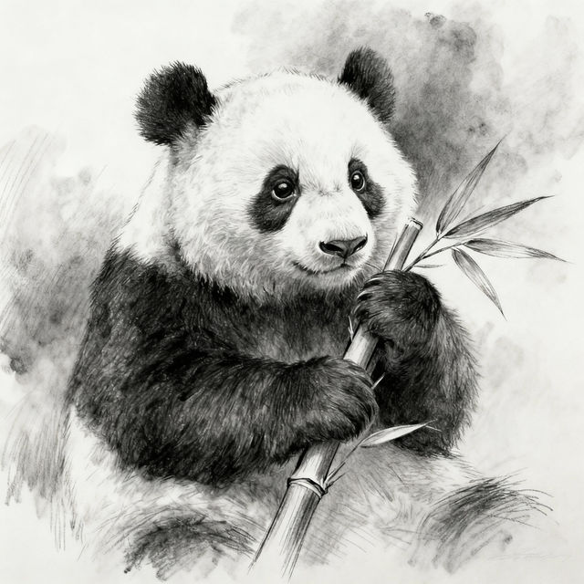 Sketch Panda Drawings gallery