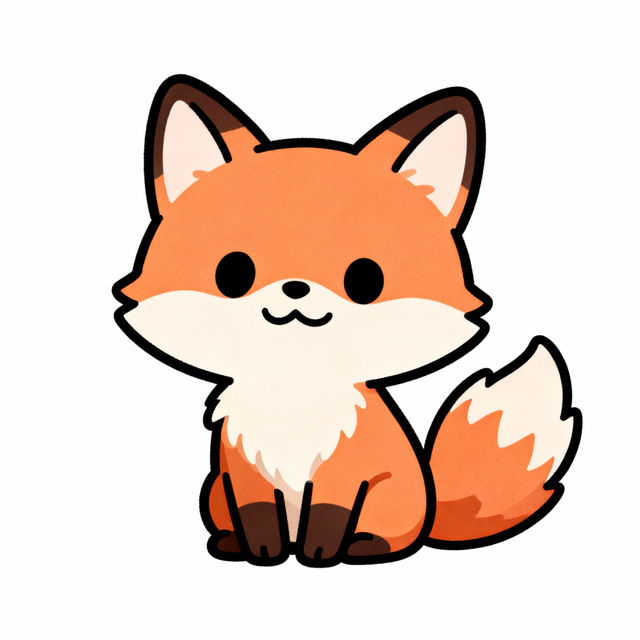 Easy Fox Drawings gallery