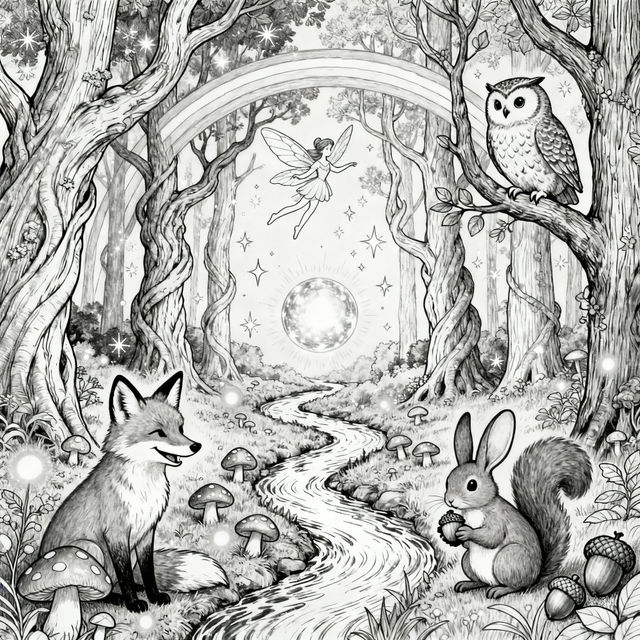 Pictures To Print And Color - AI Generated gallery