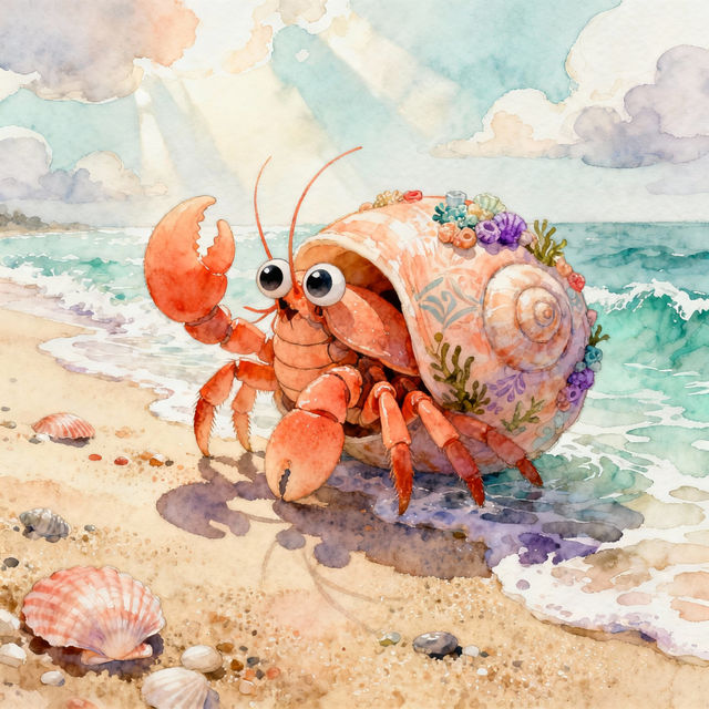 Hermit Crab Drawings gallery