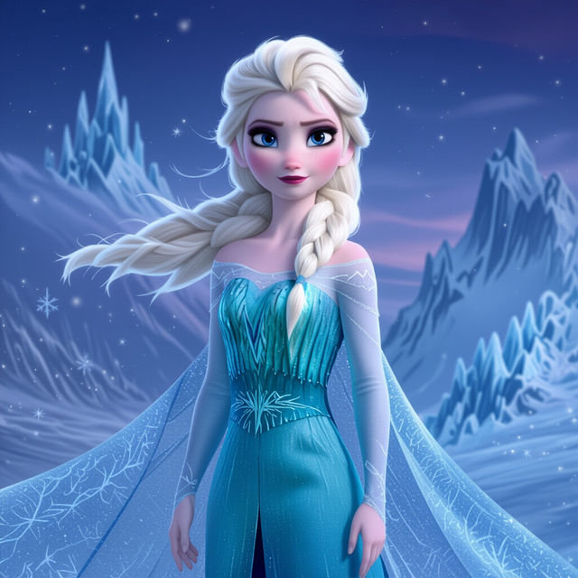 Elsa Drawing - AI Generated Art gallery