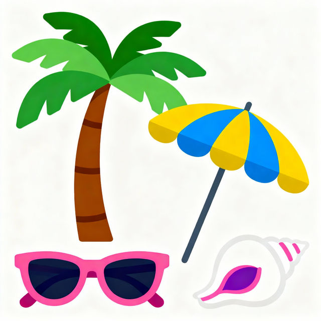 Clip Art Beach Scenes gallery