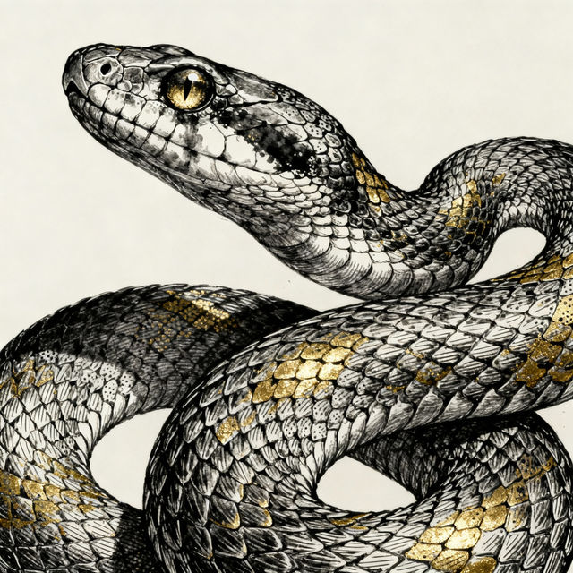 Drawing Snakes - AI Art gallery