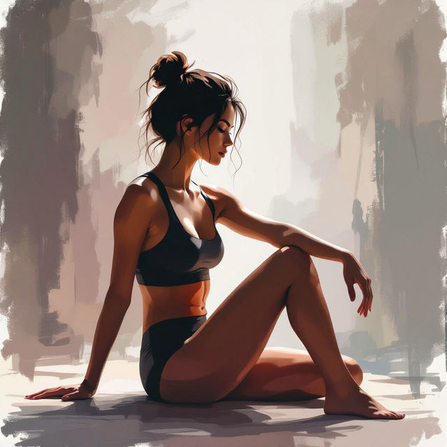 Person Sitting Drawing Reference gallery