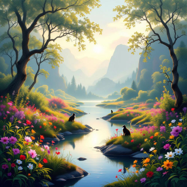 Nature Aesthetic Wallpapers - AI Generated gallery