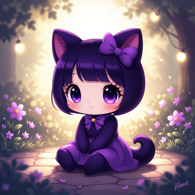 Purple Kuromi Wallpaper for Laptop gallery