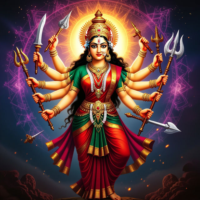 Durga Mata Images - Created With AI gallery