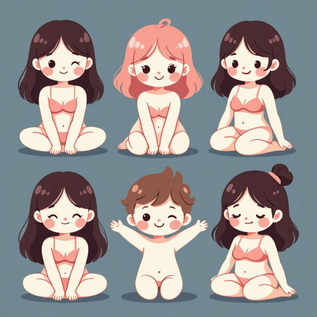 Cute Body Drawings gallery