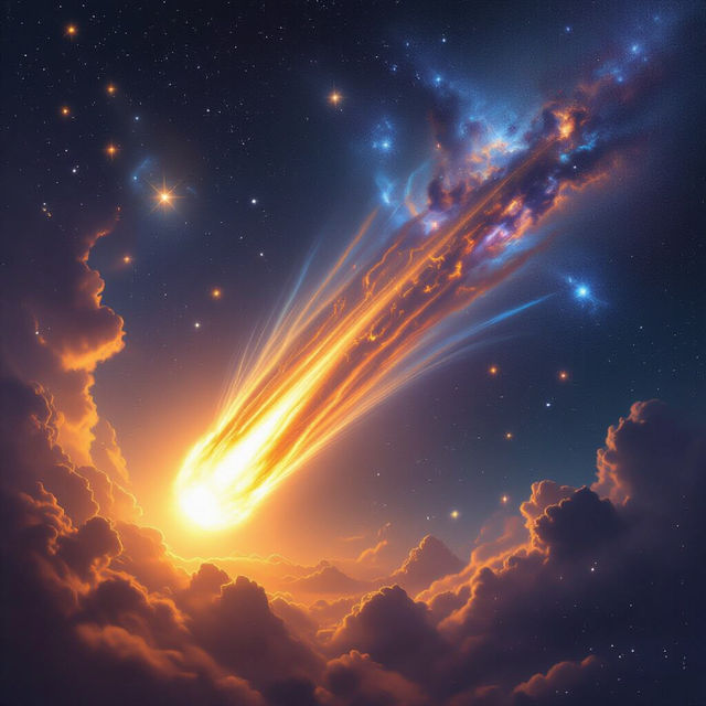 Pictures of Comets - AI Generated gallery